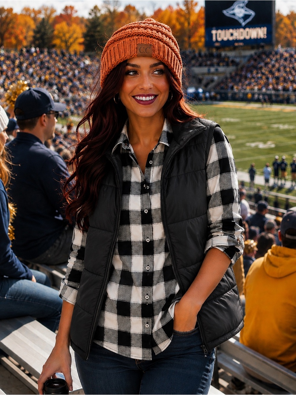 CC Hat, Orange - Picture 6 of 10